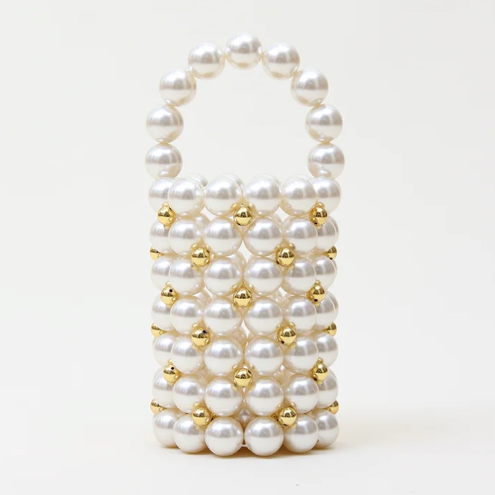 Vanina Comino Pearl Bucket Bag